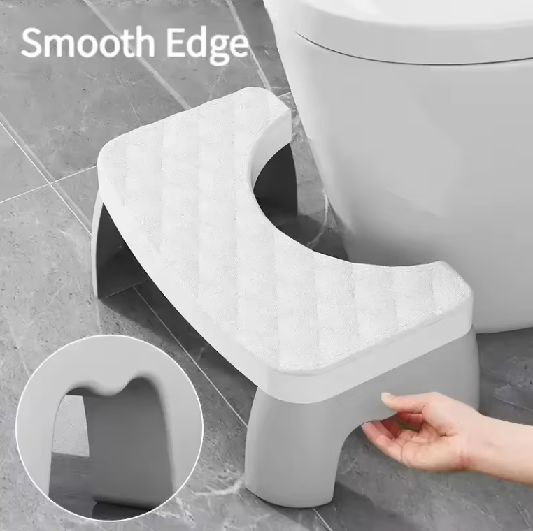 Anti-slip toilet stool