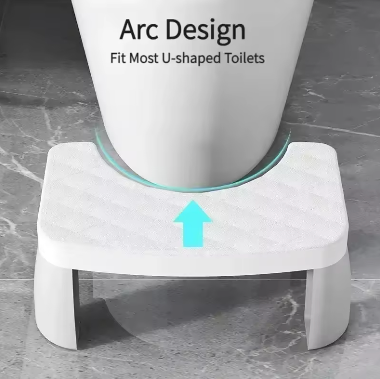 Anti-slip toilet stool
