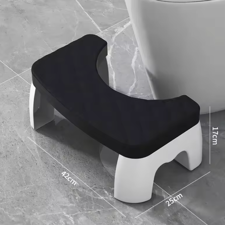 Anti-slip toilet stool