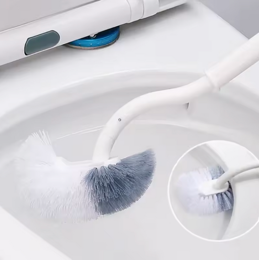 Toilet curve brush