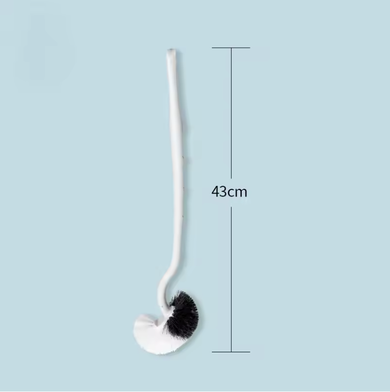 Toilet curve brush