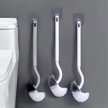 Toilet curve brush